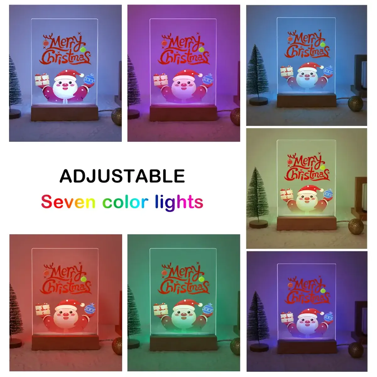 Happy Santa - Merry Christmas LED Paint by Numbers