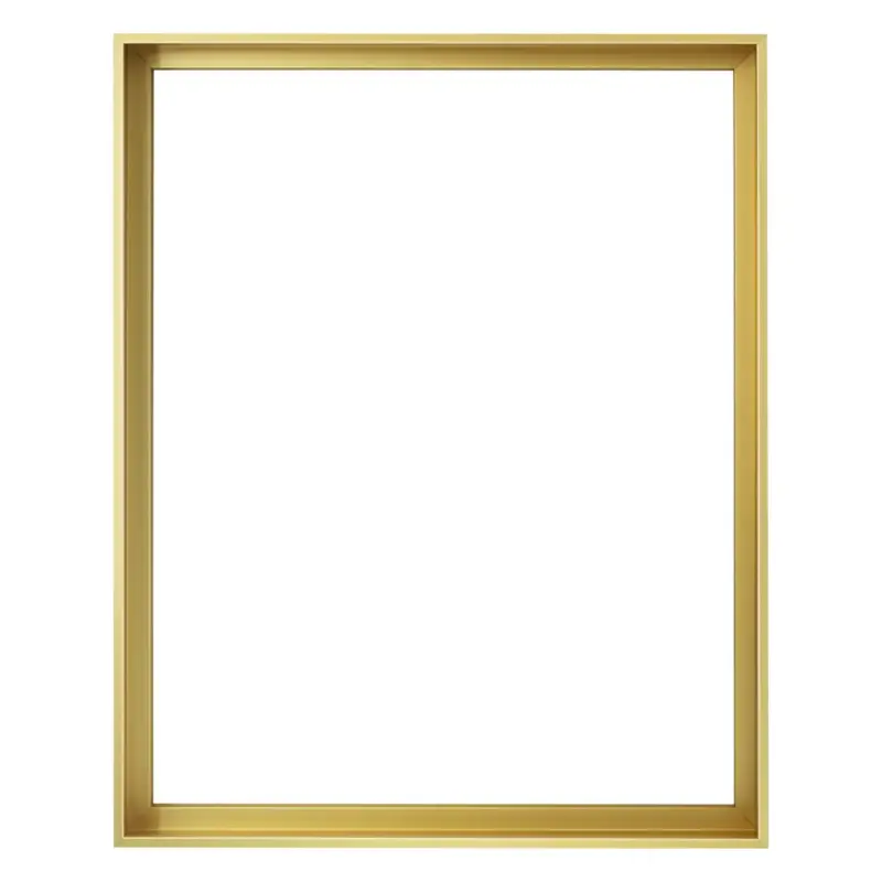 Gold aluminum frame