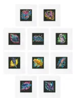 24031-Paint-by-numbers-Diamond-Painting-webp Colorful Animals - 10pcs