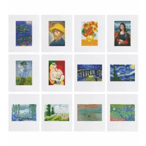 Masterpieces Collection - Mini Diamond Painting (12-Piece Set)