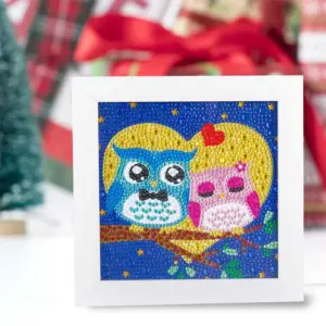 Owl Friends - Diamond Painting for Kids
