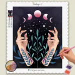 Spirituelle Hände - Mondphasen