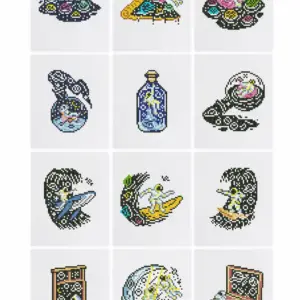 Cosmic Voyage - Mini Diamond Painting (12-Pack)