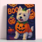 Custom Halloween Pet Portrait