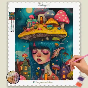 Mushroom House psychedelic World