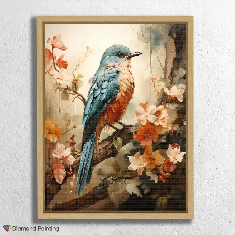 Colorful Sparrow in Jungle