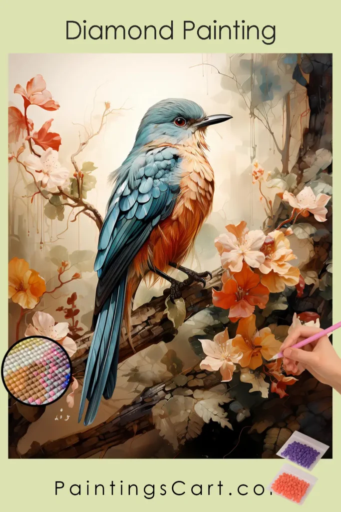 Colorful Sparrow in Jungle