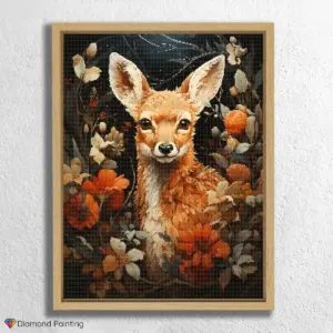 Süßes Rehkitz & Blumen