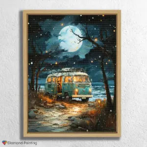 Beach Vacation in Moonlight