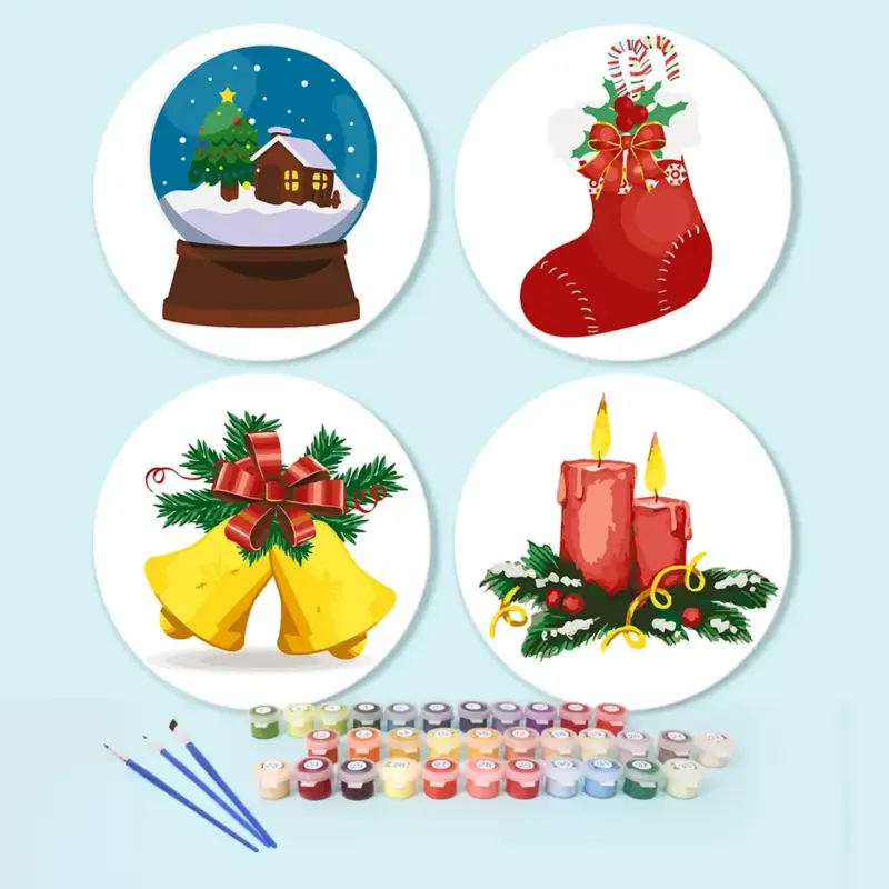 CD024-14-2 The Christmas Placemats - Paint by Numbers