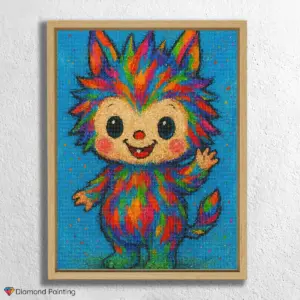 Colorful_Cartoon_Labubu doll