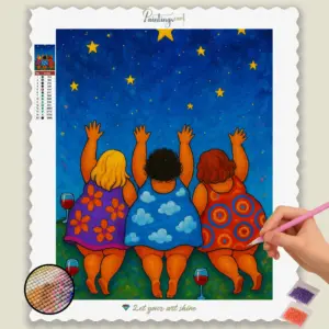 Cute_Curvy_Ladies_ in starry night