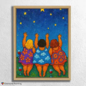 Cute_Curvy_Ladies_ in starry night