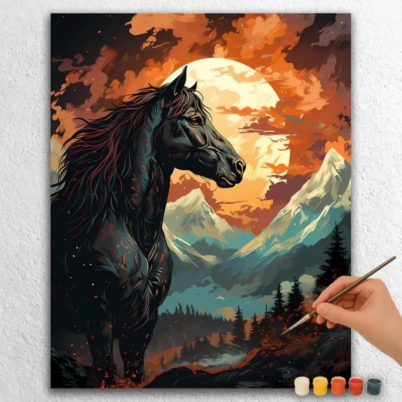 Dark-Fantasy-Horse-501137 Amazing Dark Fantasy Horse