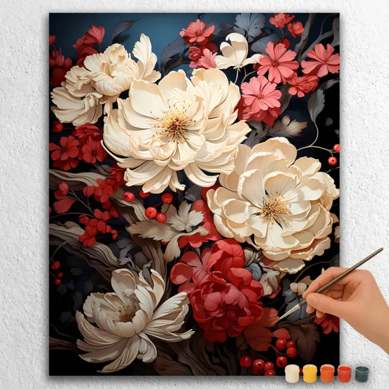 Fall-Floral-BEauty-91339 Vibrant Oranges