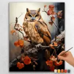 Majestic Owl Fall Wildfire