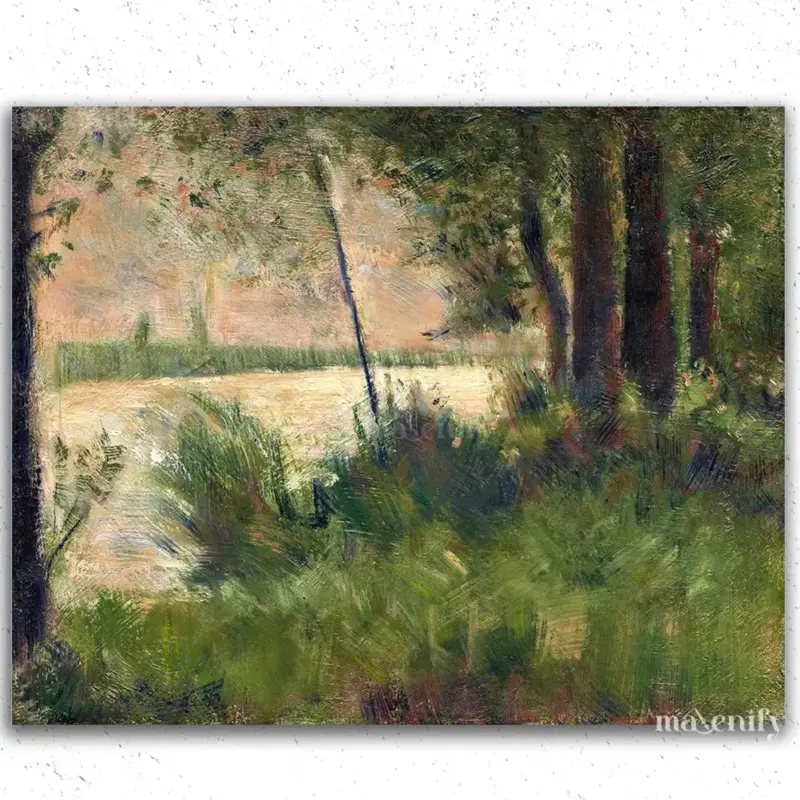 Georges-Seurat35 Tress and Grass Georges Seurat