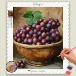Grapes_deep_purple_21707_base-diamond-painting-paintingscart Deep Purple Grapes in a Bowl
