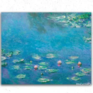 Flowers in Water - Claude Monet