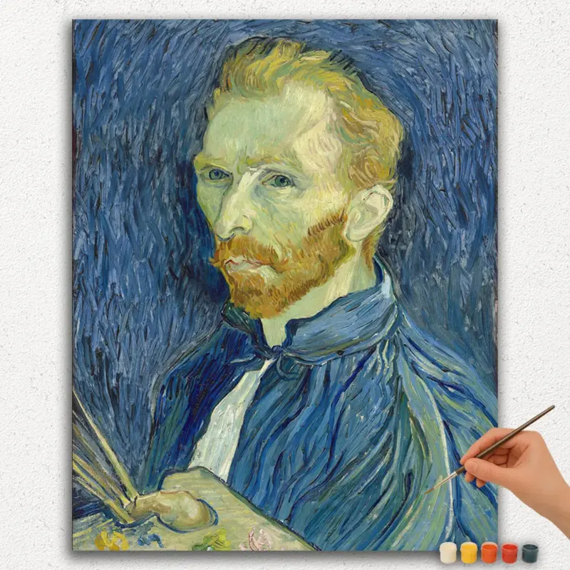 Paint-By-Numbers-DIamond-Painting-Ver-JPE-10 The Portrait - Van Gogh - Paint By Numbers