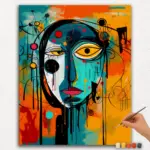 The Unique Abstract Portrait - Paint by Numbers