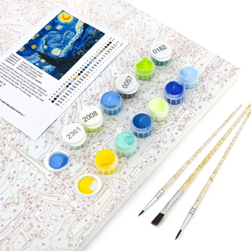 Paint by numbers kit gallery images