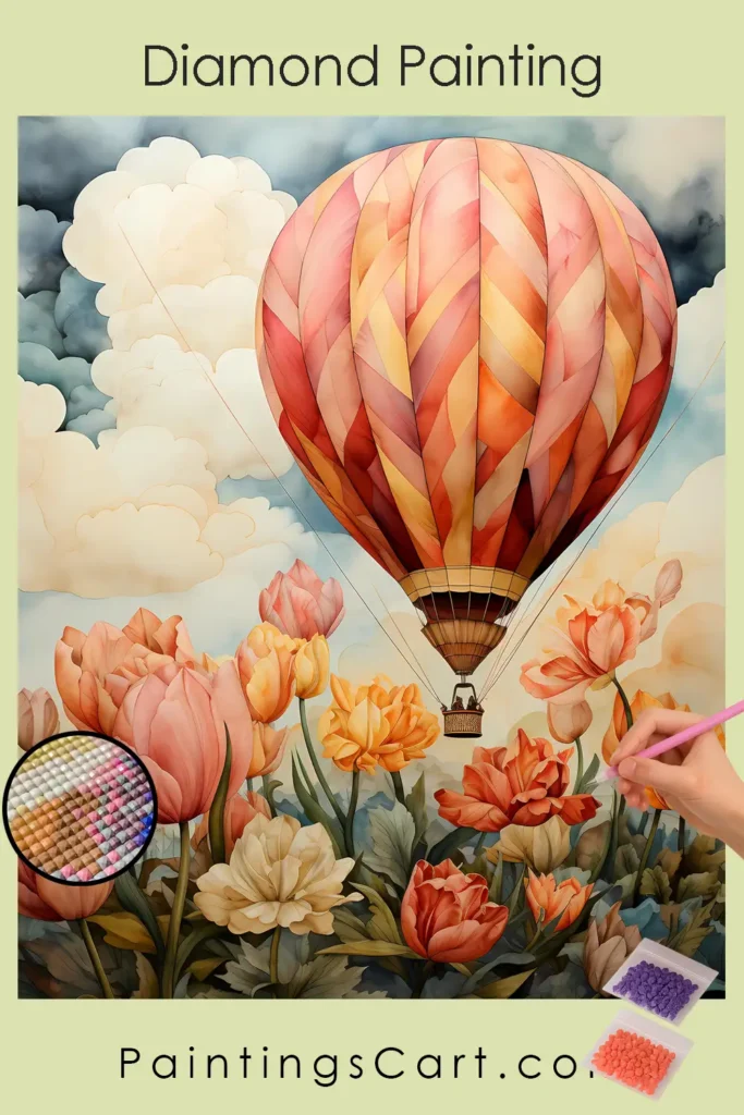 Hot Air Balloon Spring Origami