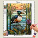 Stained_Glass_Birds_113996_base-diamond-painting-paintingscart Wood Duck