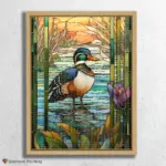 Stained_Glass_Birds_113996_float-diamond-painting-paintingscart Wood Duck