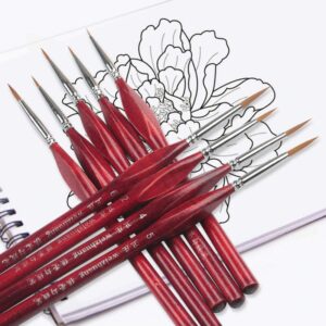 Premium Pen Brushes - 6 Pieces
