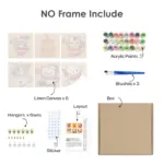 Without-Frame-Mini-Paint-by-Numbers Without Frame Mini Paint by Numbers